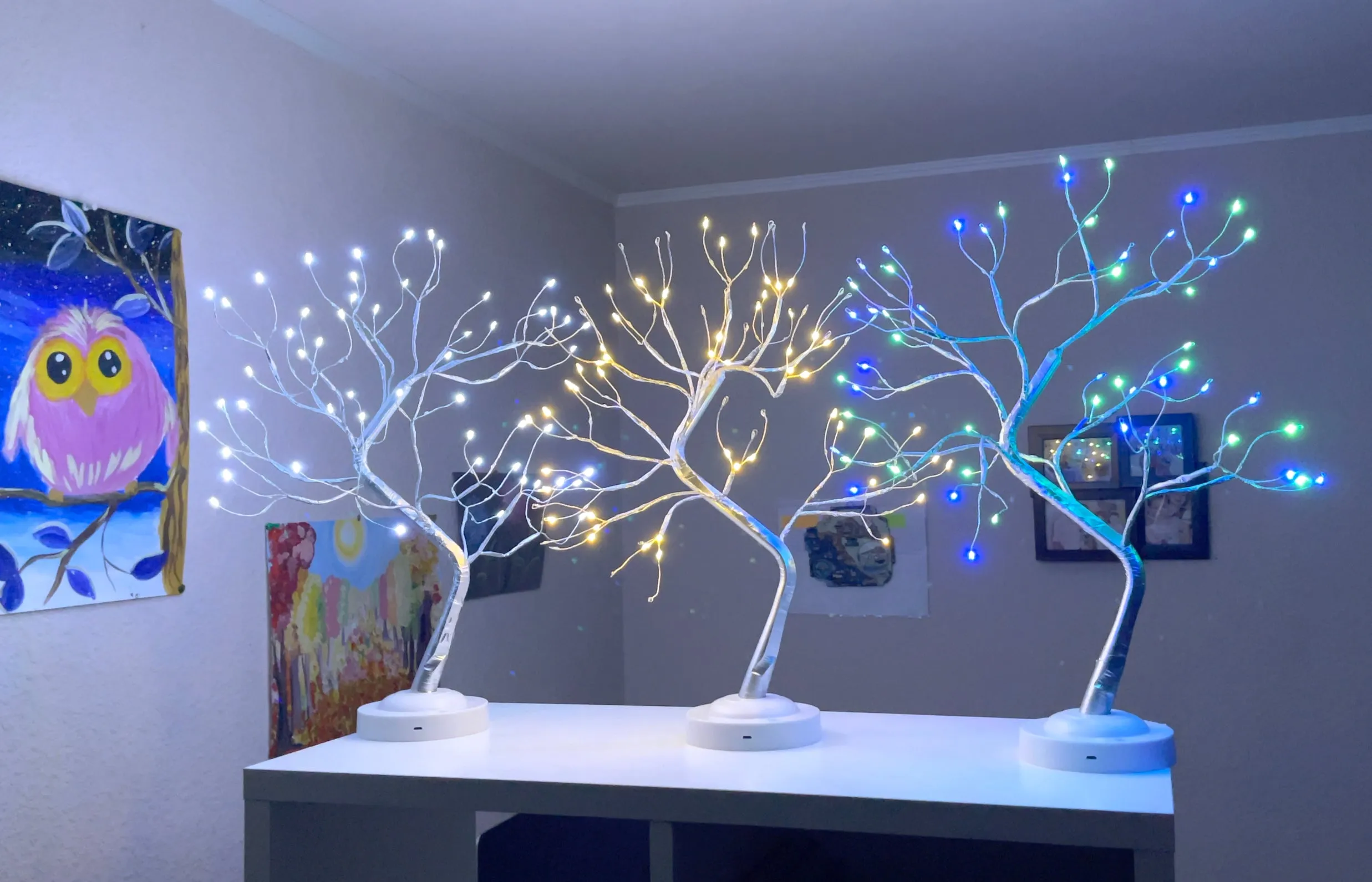 108 LED Warm-White Bonsai Tree: Features 8 Lighting Modes & Timer - Fairy Light Tree Décor for Living Spaces - Unique DIY Gift Ideas for Home Décor - Ideal for Christmas and Holidays