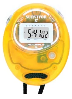 Accusplit Survivor II Stopwatch with Lemon (translucent yellow) Case