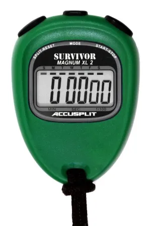 ACCUSPLIT SX Survivor Series Stopwatch with Green Case