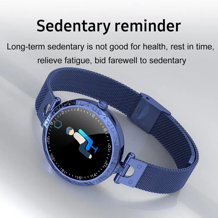 AK22 1.09 inch IPS Screen IP67 Waterproof Smart Watch, Support Sleep Monitoring / Blood Oxygen Monitoring / Heart Rate Monitoring(Blue)