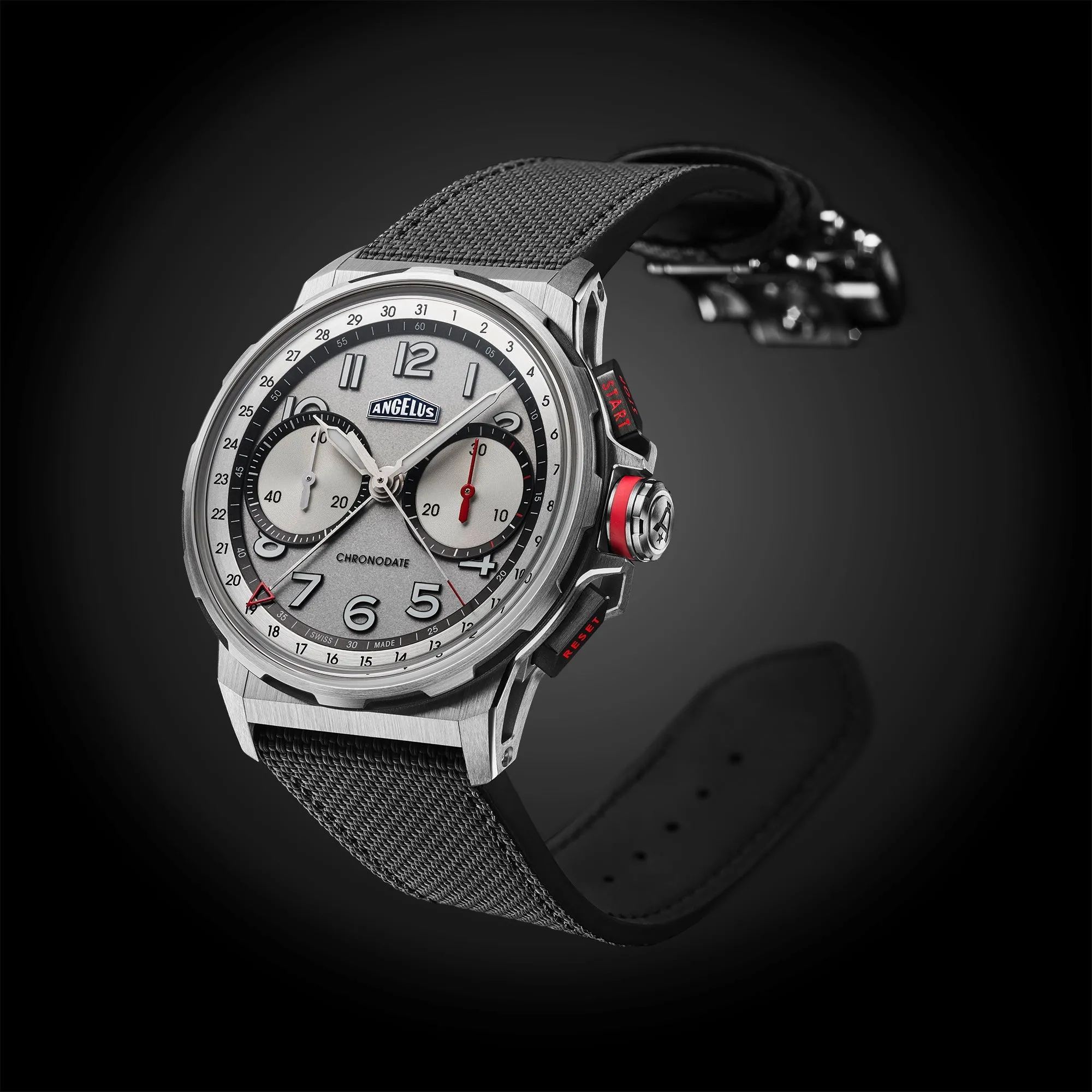 ANG Watch Chronodate Titanium White Limited Edition