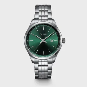 Anthéor Watch Steel Green, Silver Colour