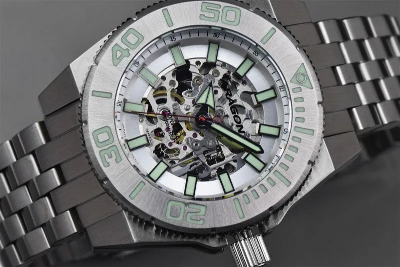 ARAGON Silverjet Skeleton Automatic A042SLV