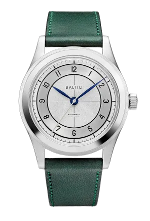 BALTIC HMS 002 SILVER (GREEN STRAP)