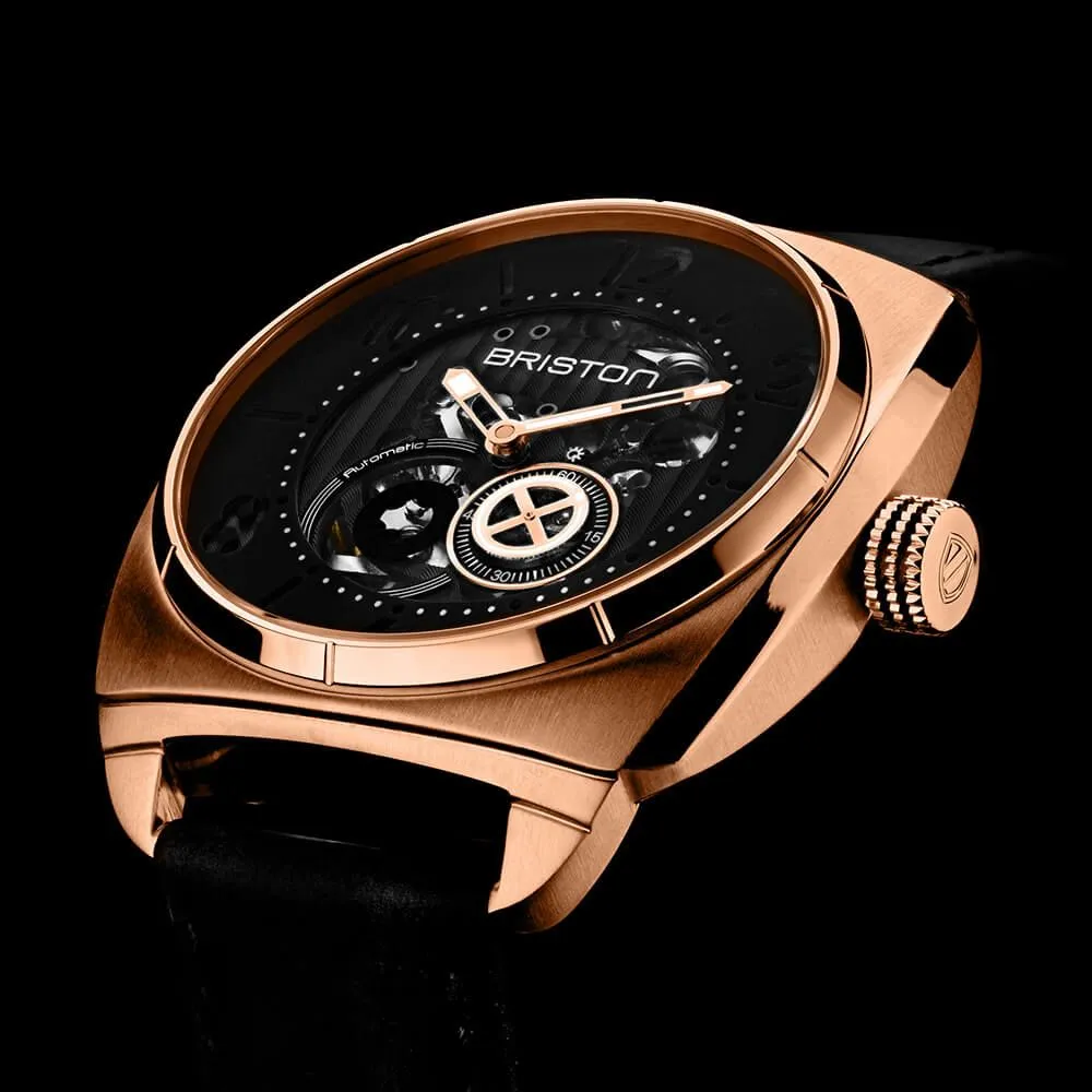 BRIS Watch Streamliner Skeleton Rose Gold IP