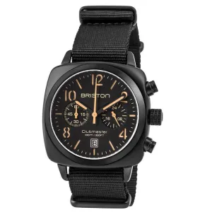 Briston Black Trendsetters Chronograph Watch 13140.PBAM.B.4.NB