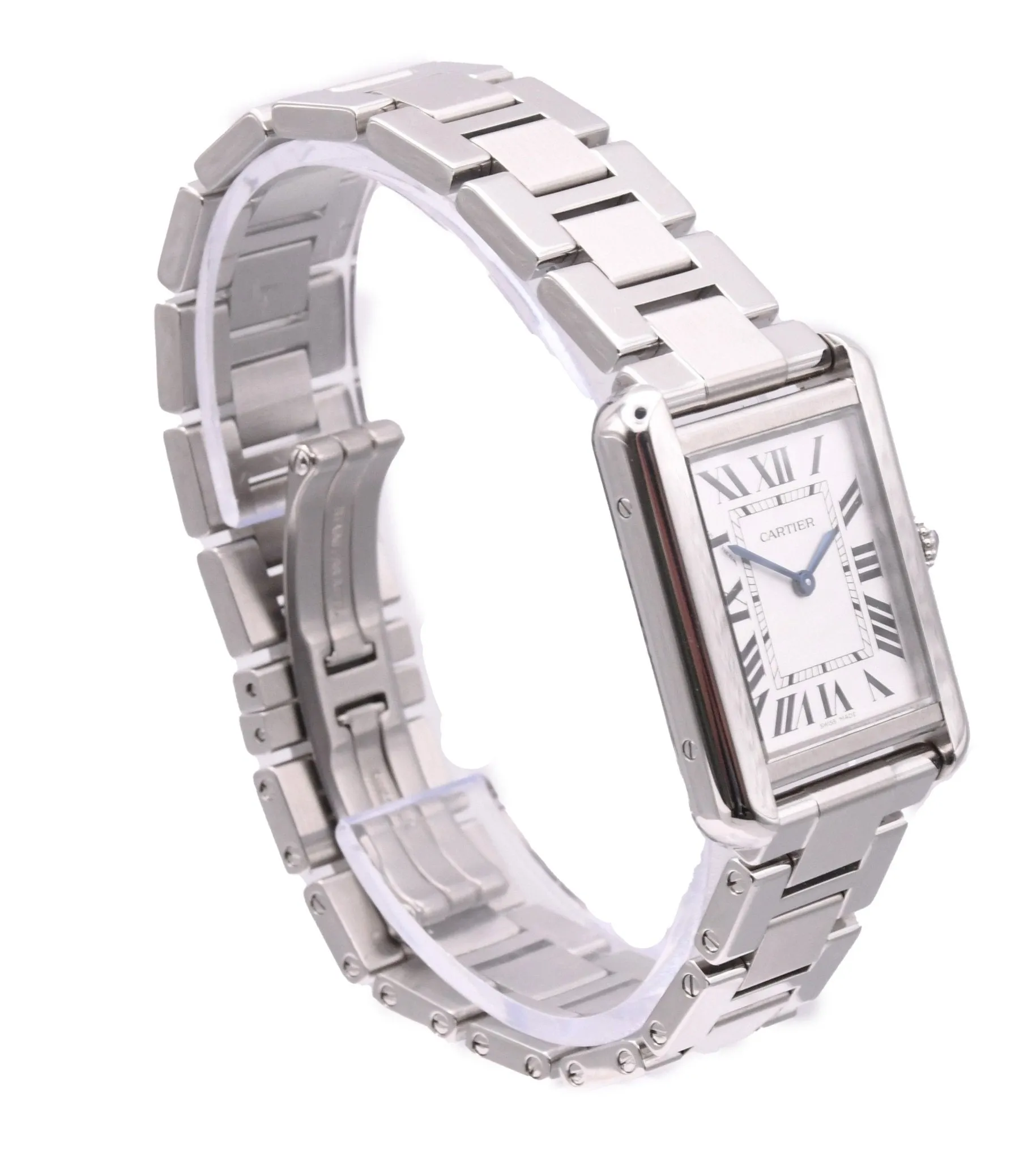 Cartier Tank Solo, Small Model, Quartz, Steel Watch - Ref W5200013