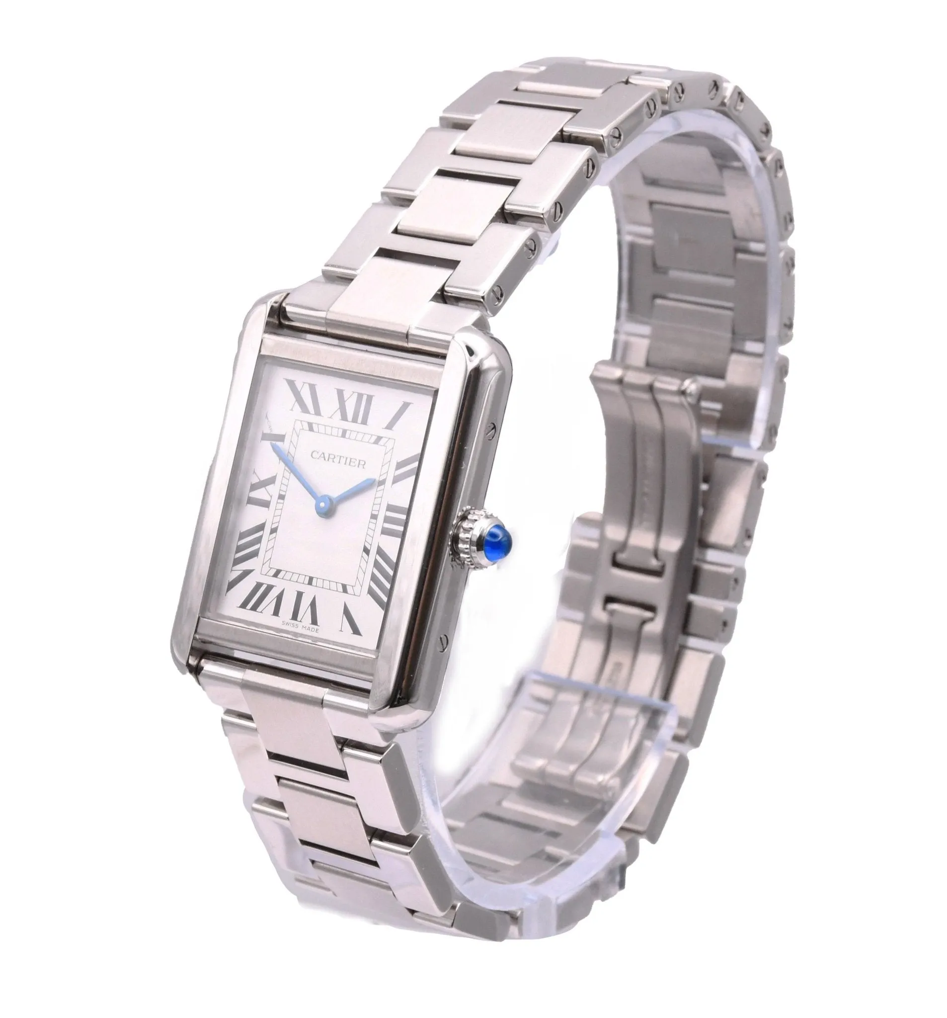 Cartier Tank Solo, Small Model, Quartz, Steel Watch - Ref W5200013