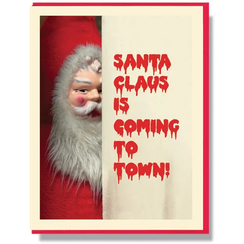 Creepy Santa Christmas Cards - Boxed Set of 6