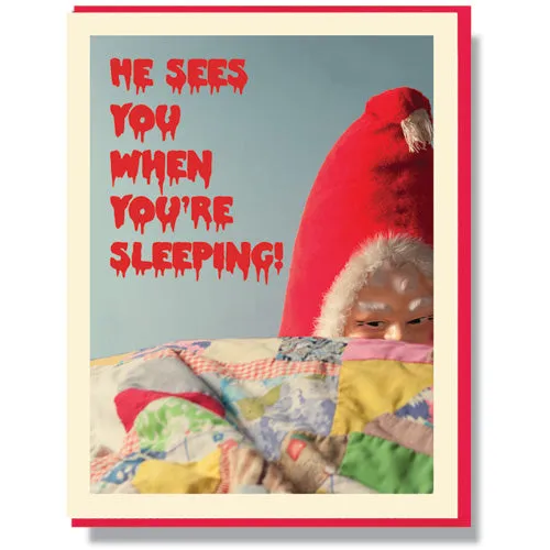 Creepy Santa Christmas Cards - Boxed Set of 6