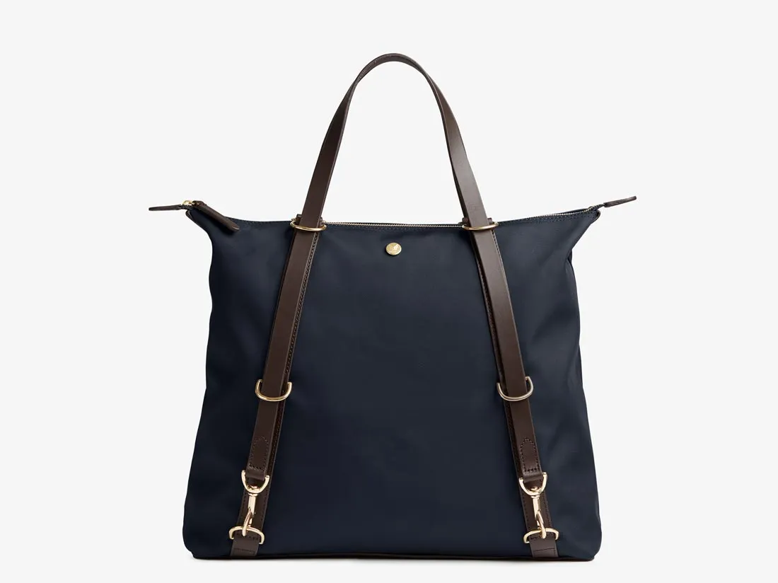 Day Pack Navy/Dark Brown