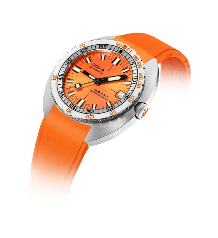 DOXA Sub 200T Professional Sunray Rubber - 804.10.351.10