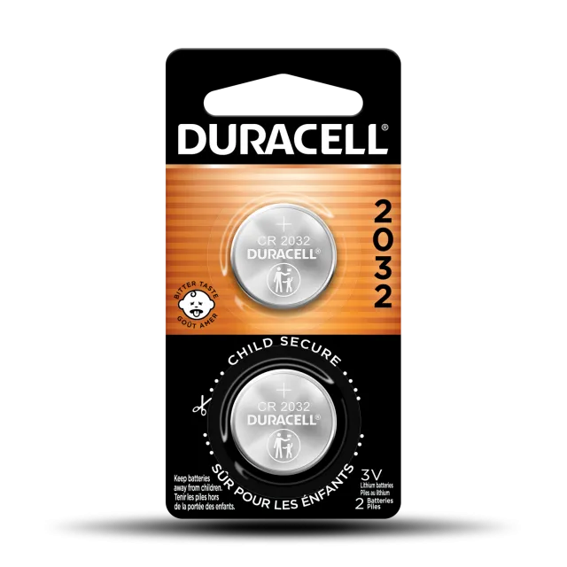 Duracell CR 2032 Lithium Coin Battery with Bitter Coating