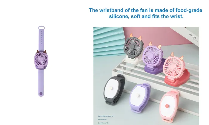 Electric Portable Mini Watch Fan