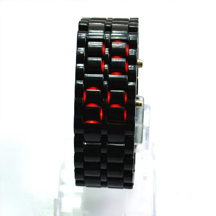 Fahsion LED Digital Lava Plastic Sport Men Women Unisex Wrist Day Date Watch