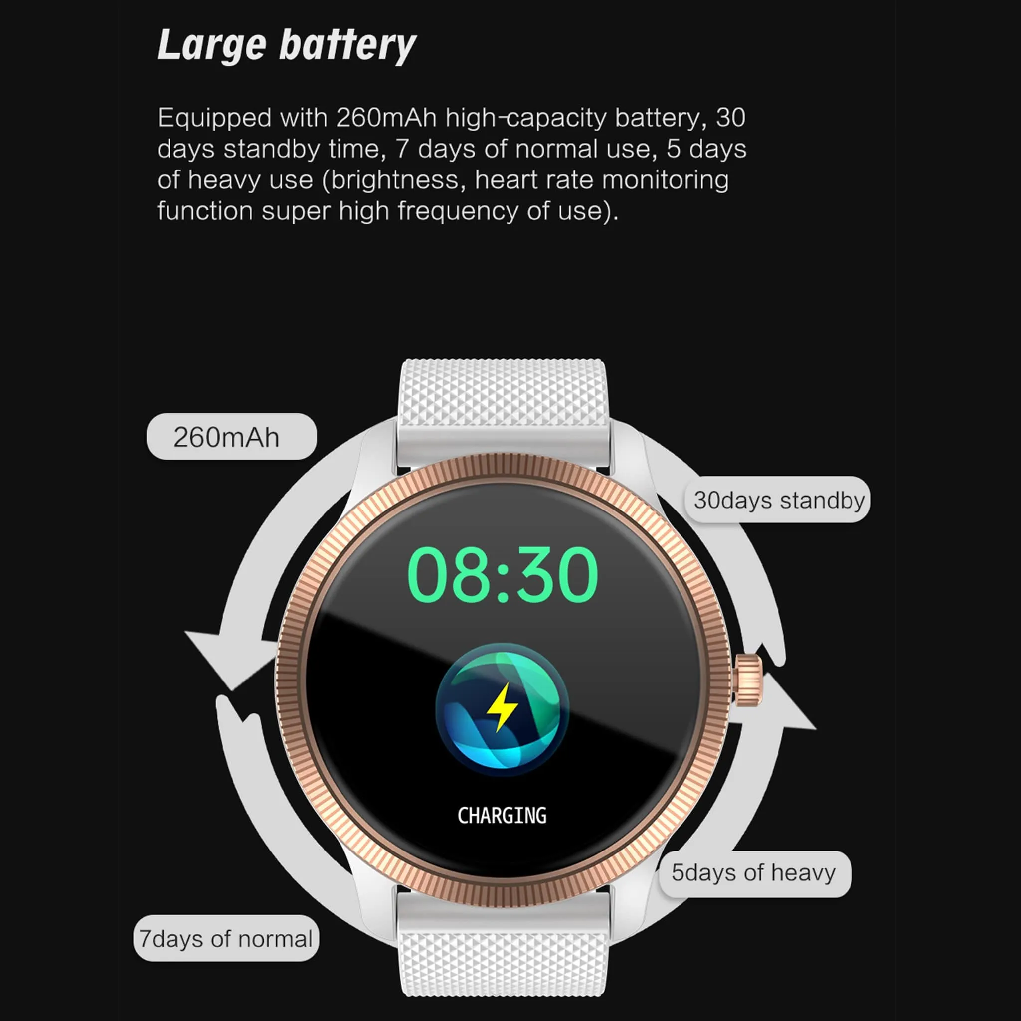 Fashion Luxury Bluetooth Dial-Up Calls Smartwatch Wall Paper Customization