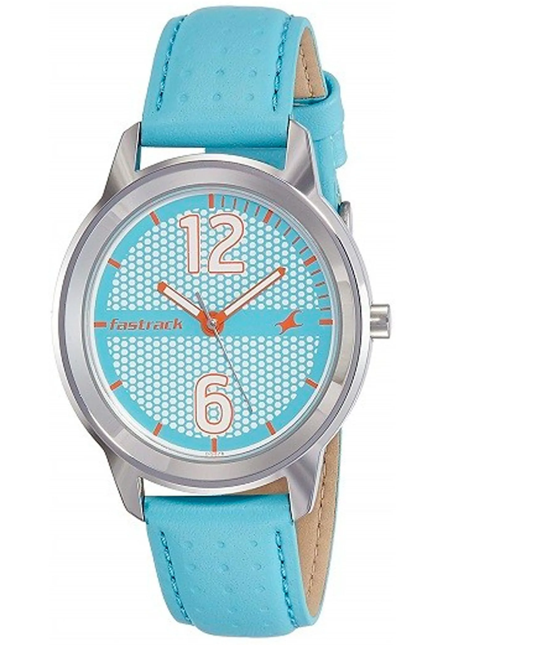 Fastrack, Women’s  Watch Analog, Blue Dial  Blue Leather Band, 6169SL02