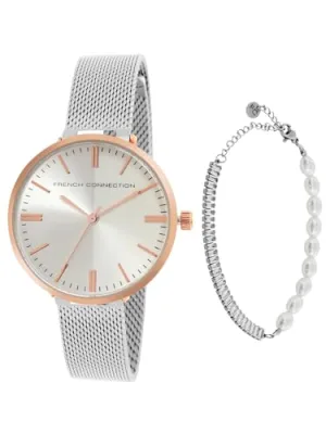 French Connection Analog Silver Dial Women's Watch-FCJPS02