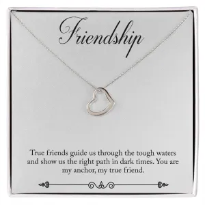 Friendship Necklace Gift for Friend Best Friend Gifts Birthday Christmas Friendaversary