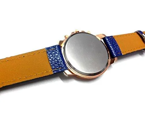 Geneva Platinum analogue blue Dial Women's Watch