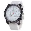 GENVIVIA Stylish Big Dial Silicone  Wrist Watch