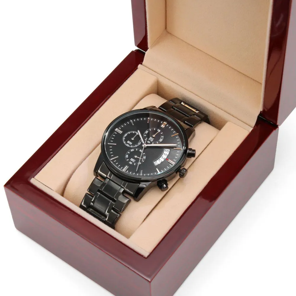 Gifts for Dad, Waterproof Watch Christmas Gifts Thank you for Always doing your best