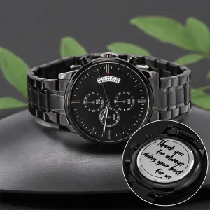 Gifts for Dad, Waterproof Watch Christmas Gifts Thank you for Always doing your best