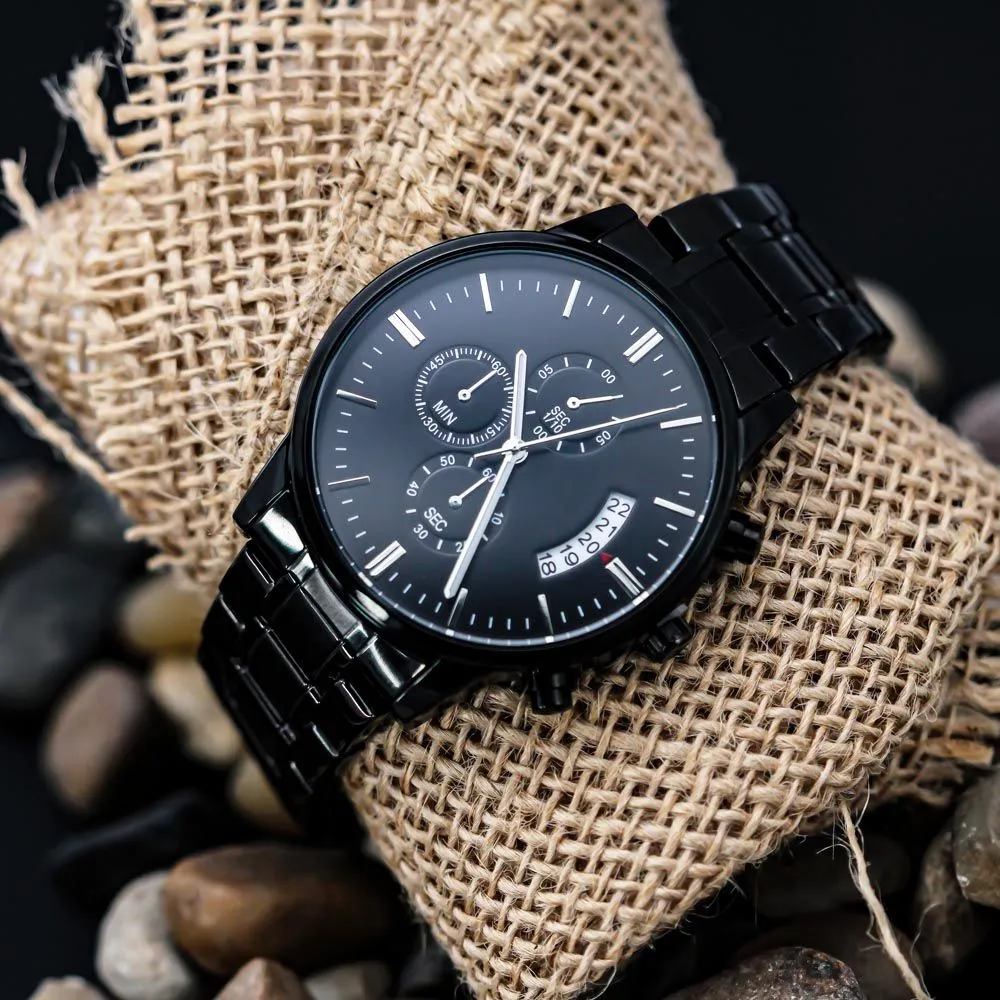 Gifts for Dad, Waterproof Watch Christmas Gifts Thank you for Always doing your best