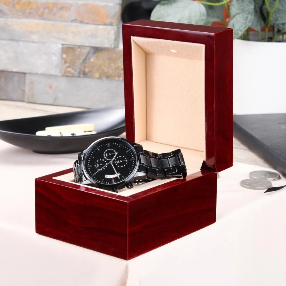 Gifts for Dad, Waterproof Watch Christmas Gifts Thank you for Always doing your best