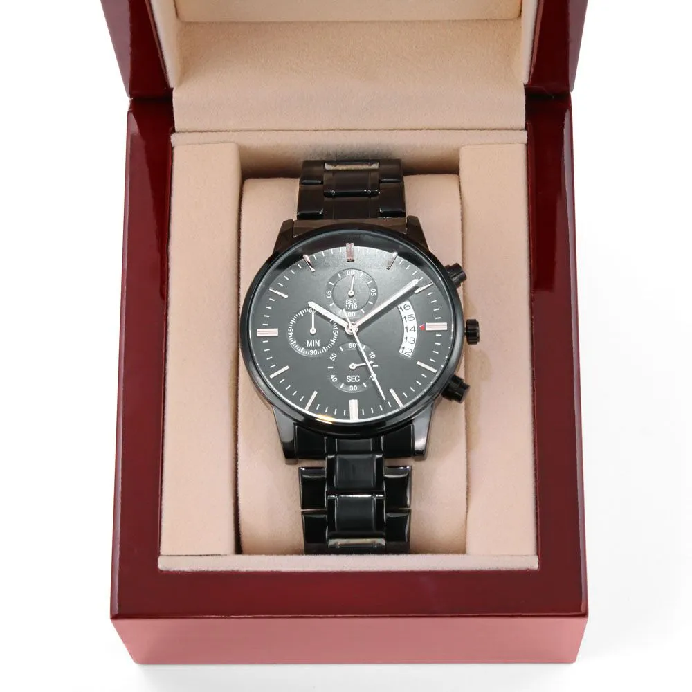 Gifts for Dad, Waterproof Watch Christmas Gifts Thank you for Always doing your best