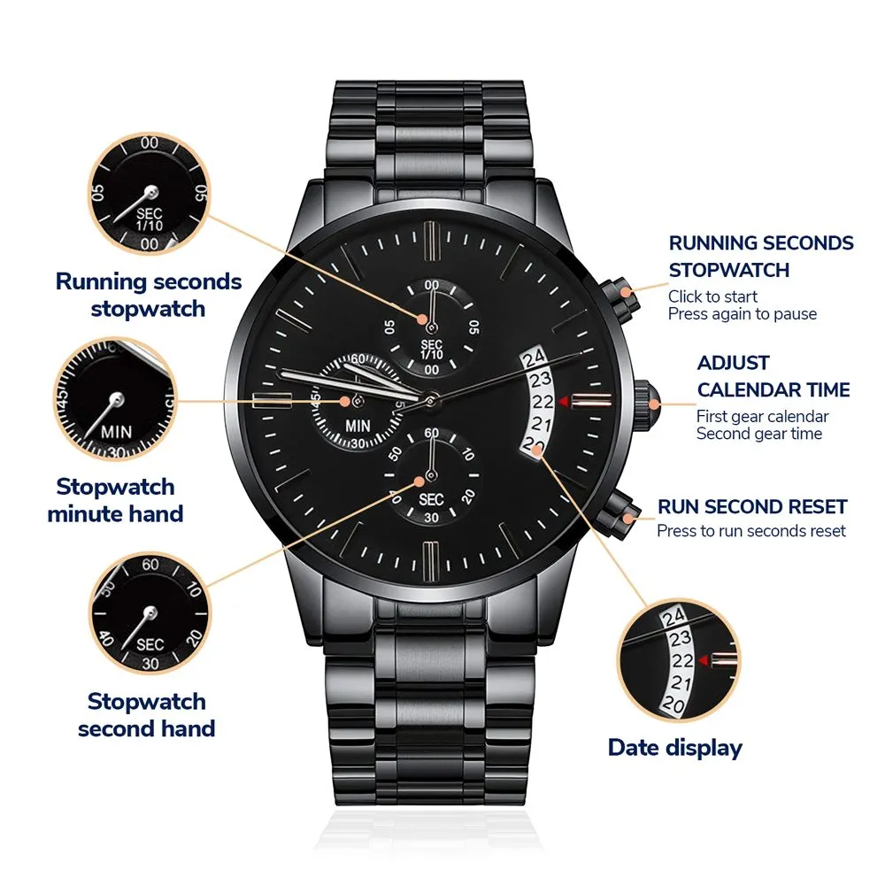 Gifts for Dad, Waterproof Watch Christmas Gifts Thank you for Always doing your best