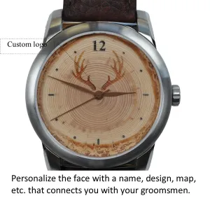 Groomsmen gift watch, groomsman watch, personalized watch