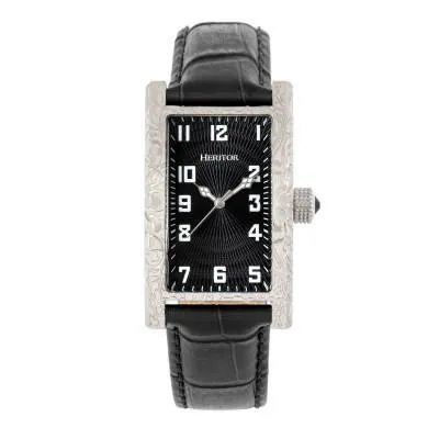 Heritor Automatic Jefferson Leather-Band Watch