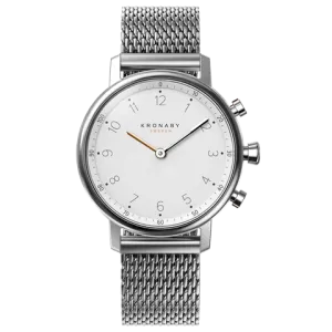 Kronaby Nord 38mm Hybrid Smartwatch - White, Steel