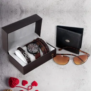 Men Watch Gift Set -7970