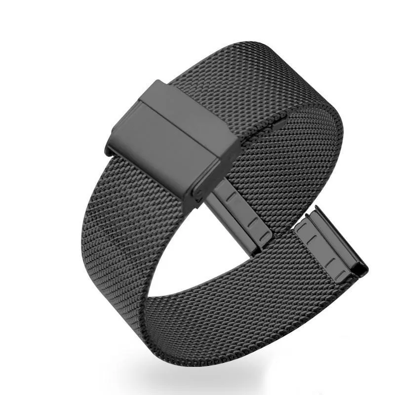 Milanese Stainless Steel Watch Straps compatible with Fitbit Luxe