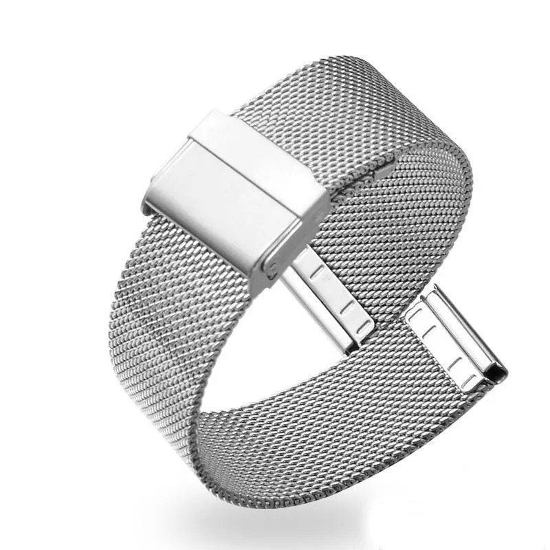 Milanese Stainless Steel Watch Straps compatible with Fitbit Luxe