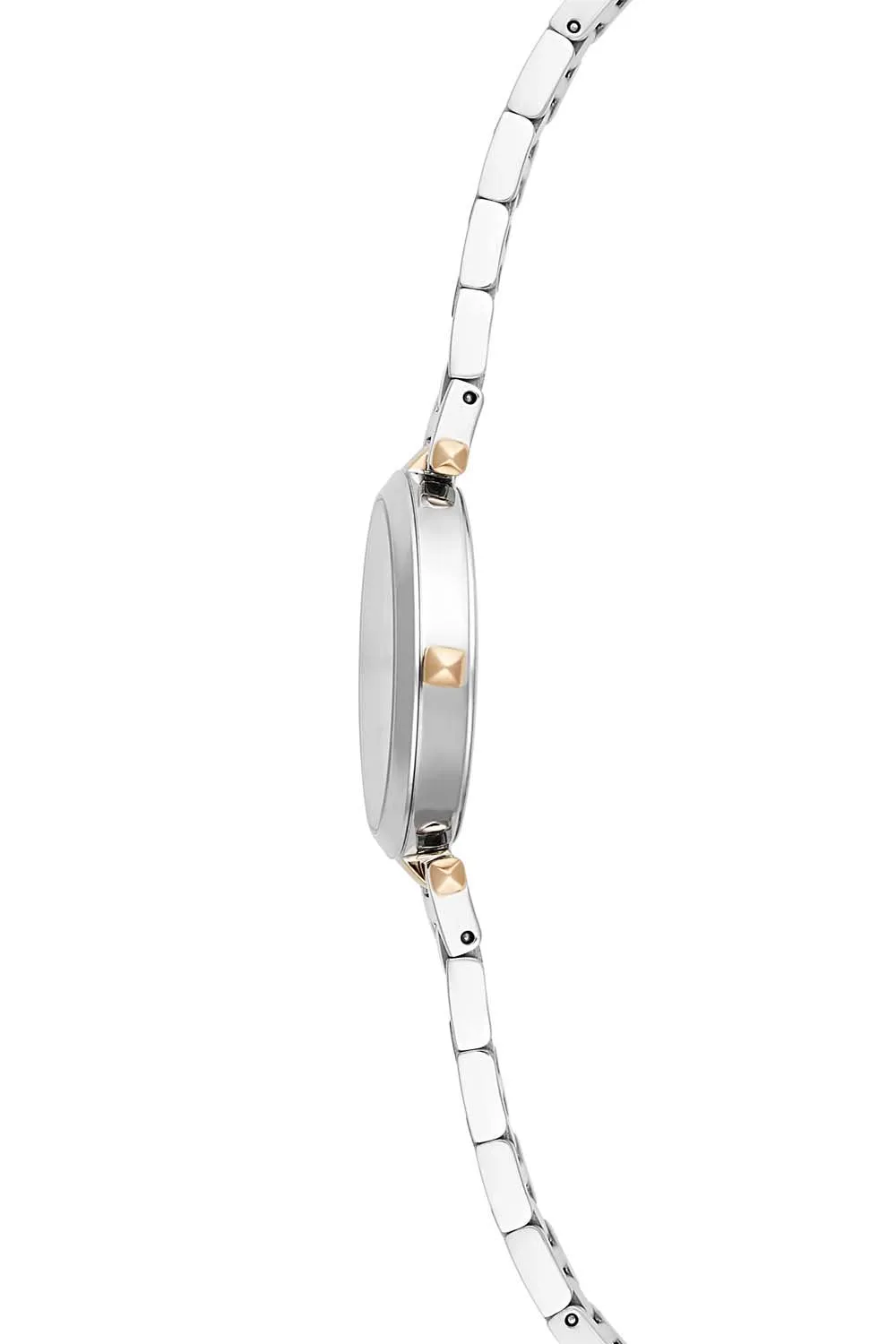 Nina TT Silver/ Rose Gold Bracelet Watch, 33mm