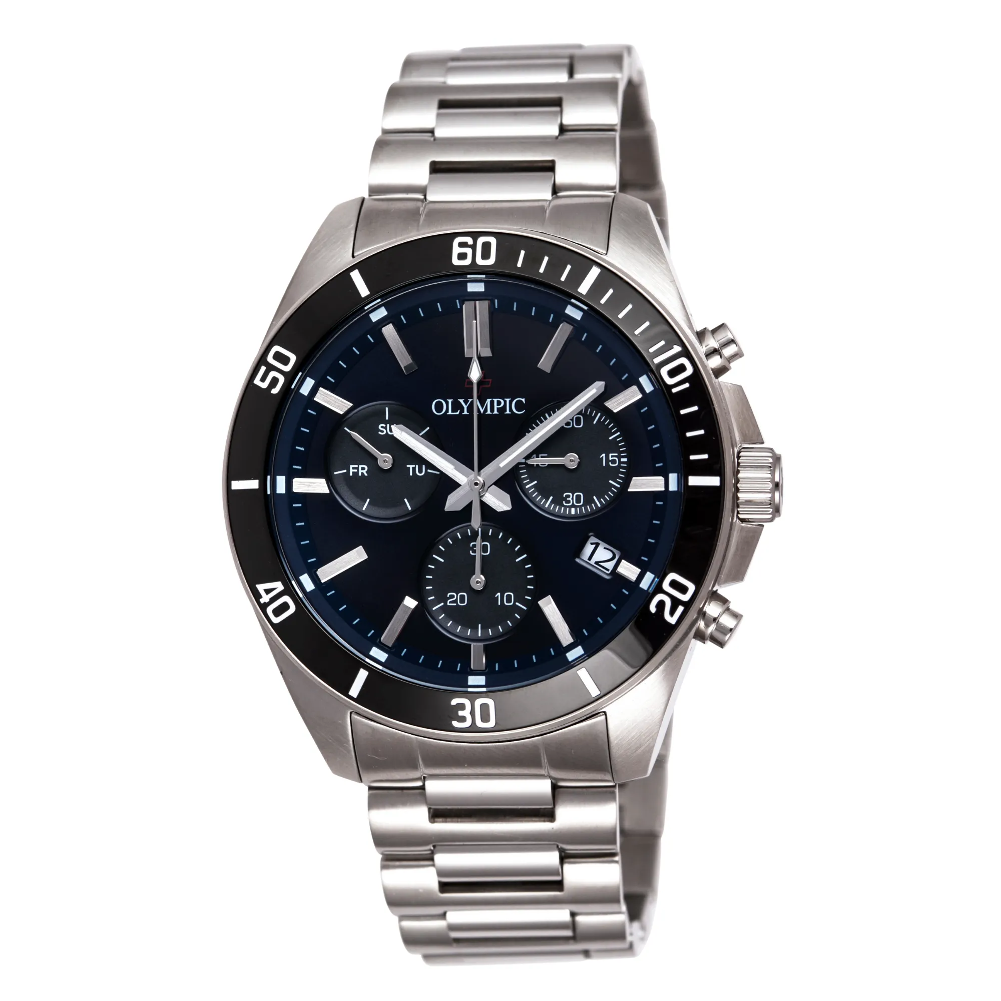 Olympic Stylish Chronograph Stainless Steel watch