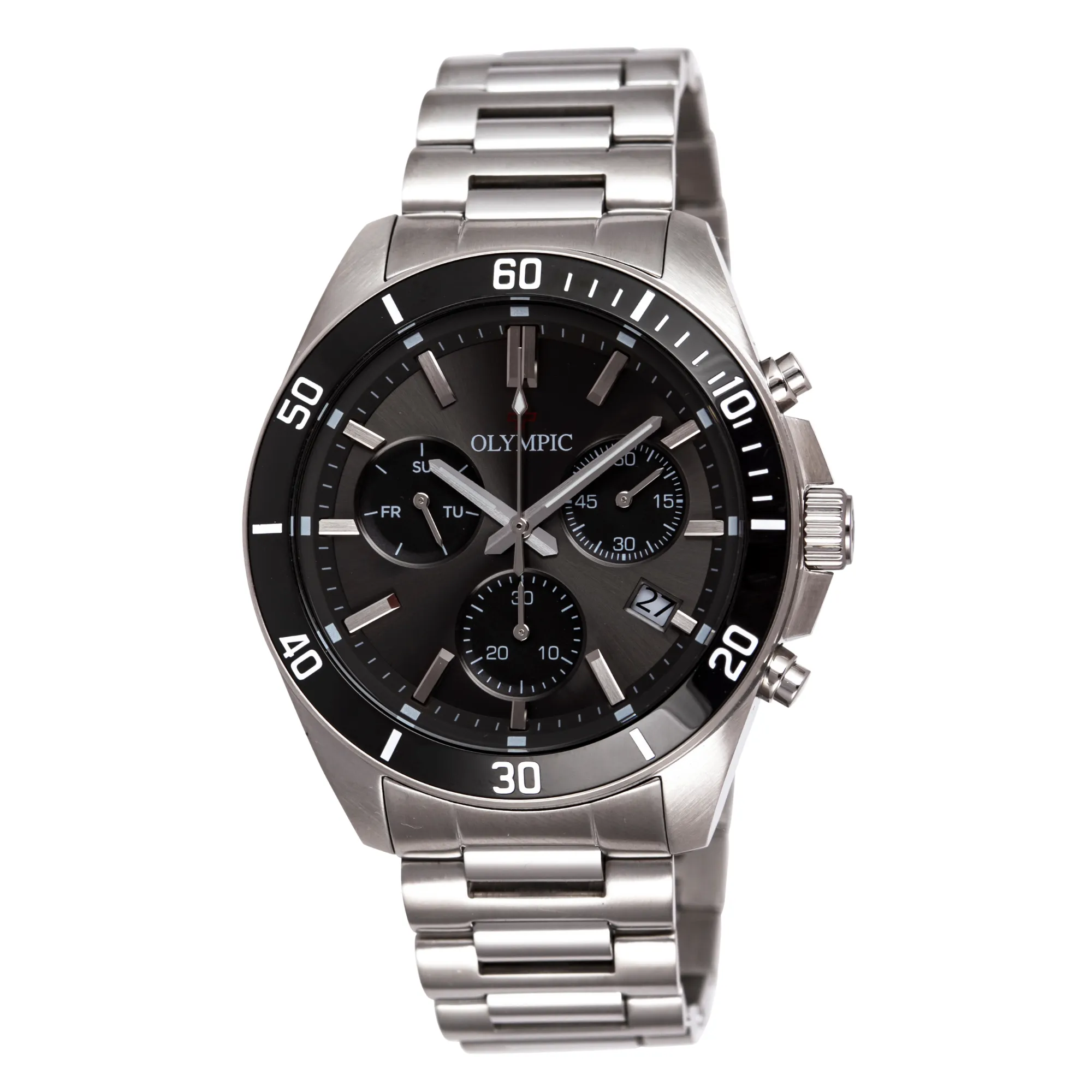 Olympic Stylish Chronograph Stainless Steel watch