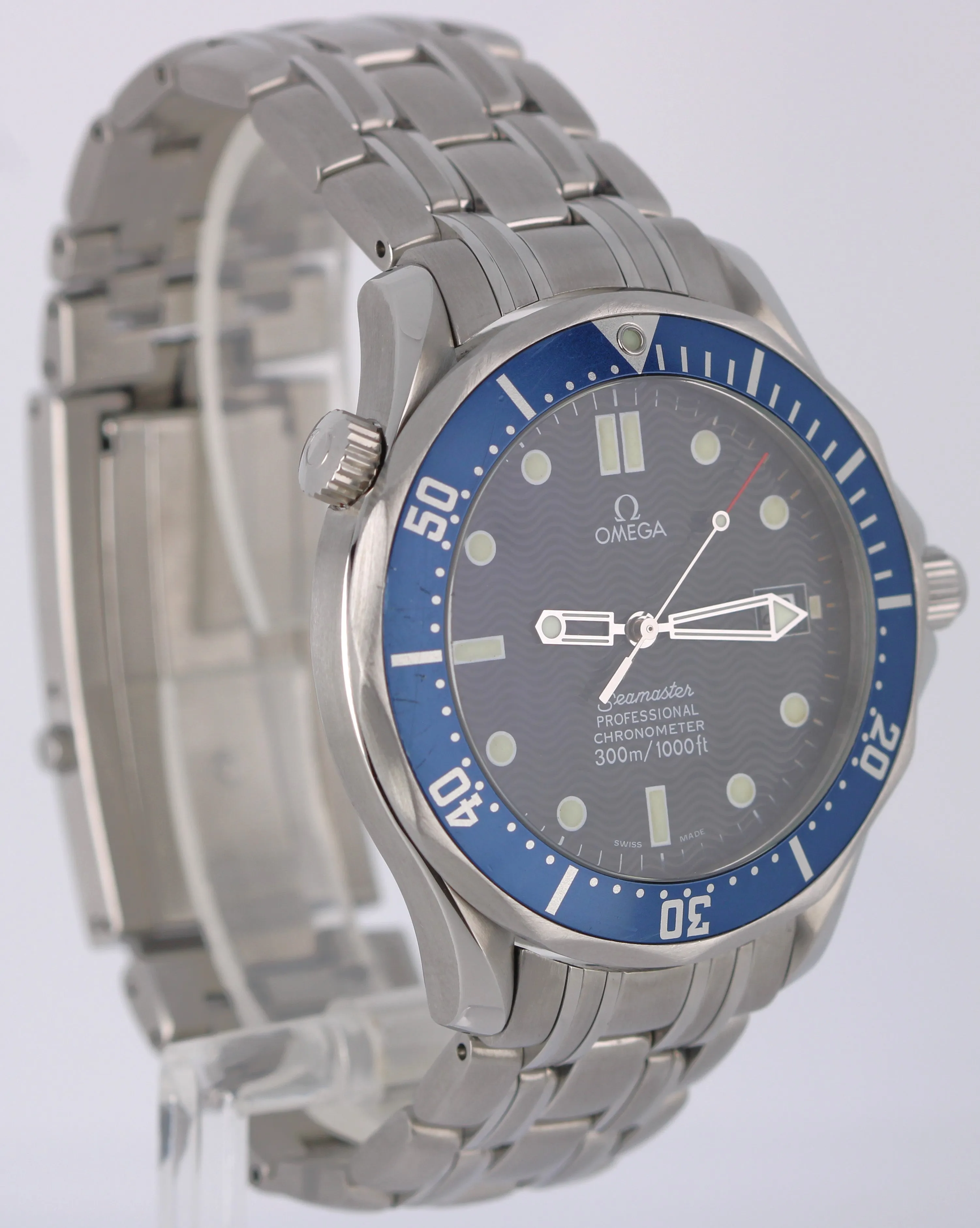 Omega Seamaster Professional 300 Date Stainless Steel Blue 41mm 2531.80 Watch