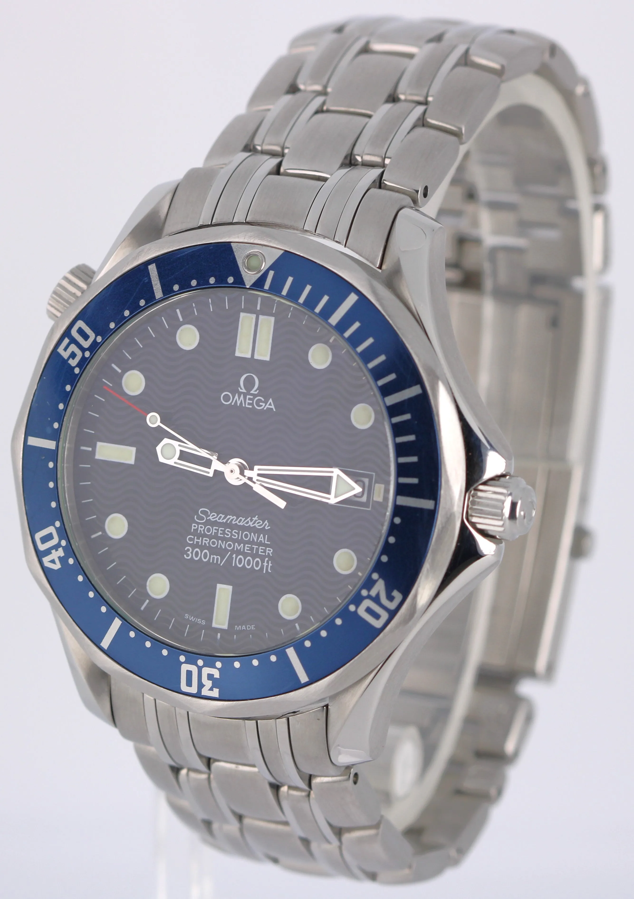 Omega Seamaster Professional 300 Date Stainless Steel Blue 41mm 2531.80 Watch