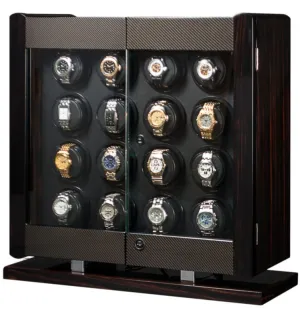 Orbita - Avanti 16 Watch Winder | Macassar/Carbon