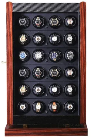 Orbita - Avanti 24 Watch Winder | Macassar/Carbon