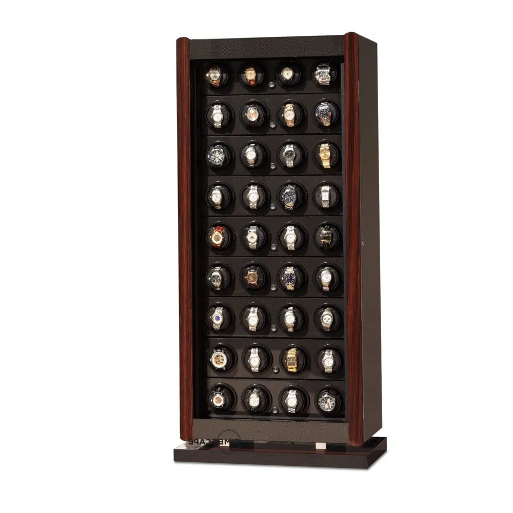 Orbita - Avanti 36 Watch Winder | Macassar/Carbon