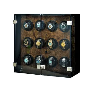 ORBITA - Milano 12 Watch Winder | Walnut Wood