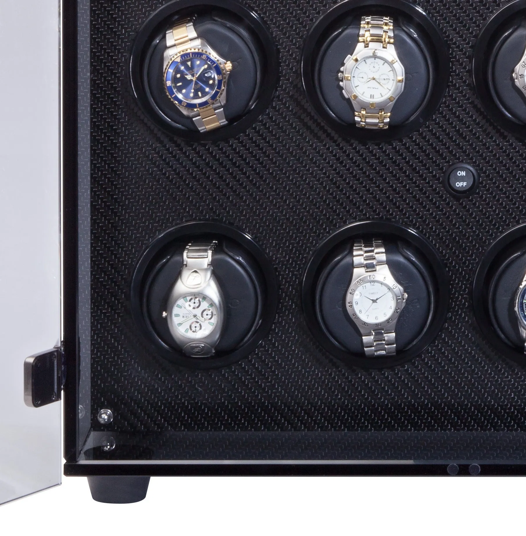 Orbita - Milano 6 Watch Winder | Carbon Fiber