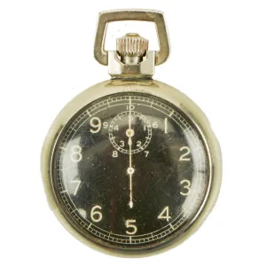 Original U.S. WWII Named 1944 Army Air Forces B-17 Navigator Type A-8 Jitterbug Stopwatch by Elgin