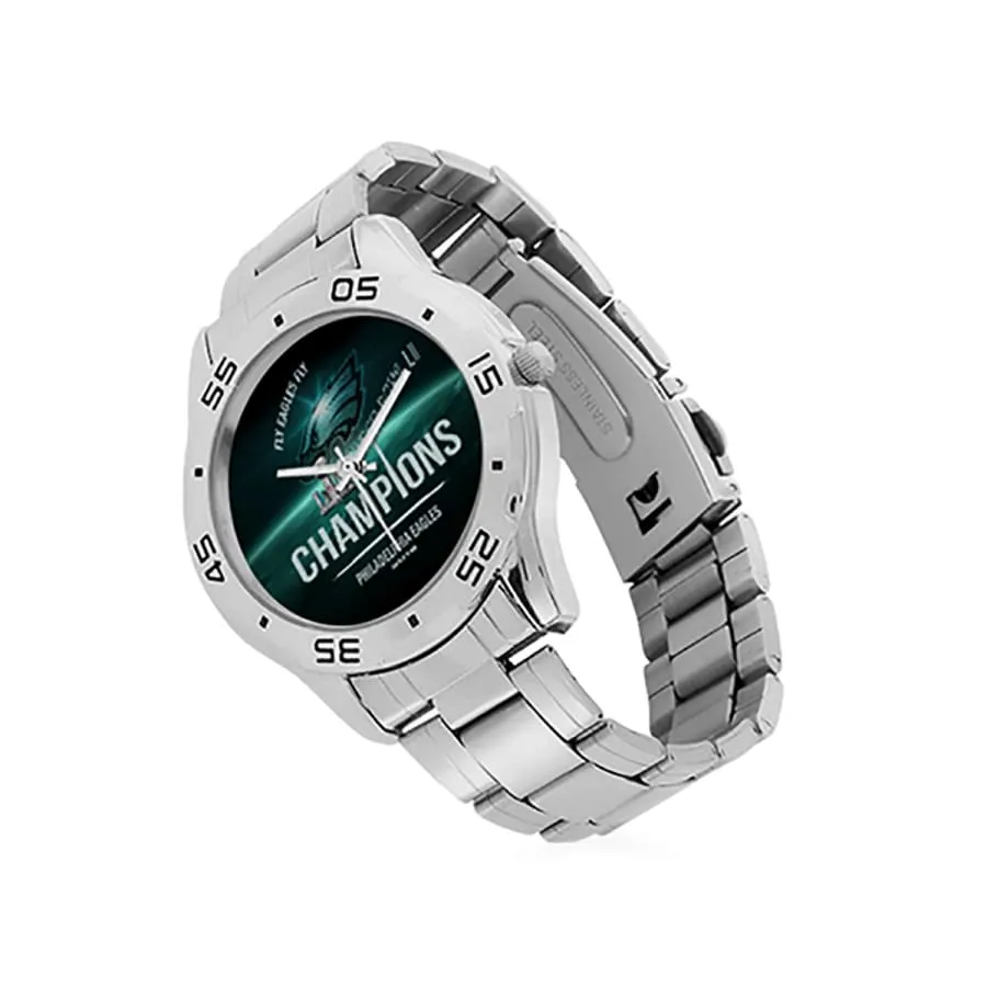 Philadelphia eagles Fan Watch Midnight Green Black| eagles super bowl Fan Champions Wrist Watch