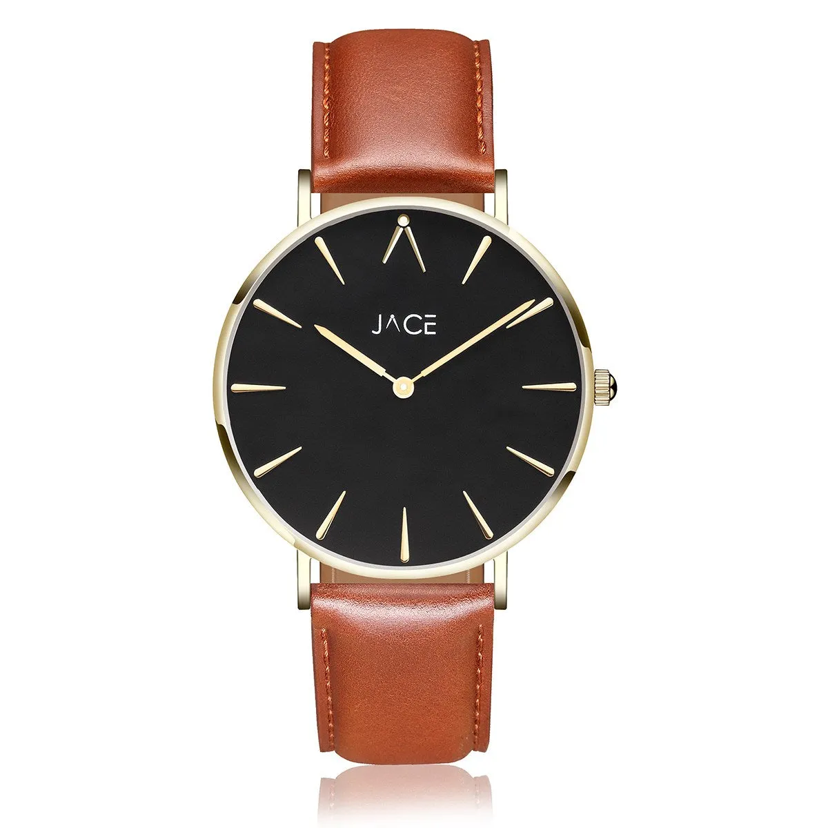 "HAVANA" MEN`S LEATHER BAND WATCH